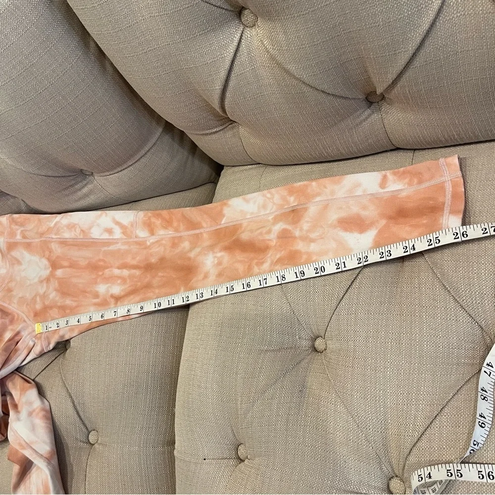 Offline by Aerie Womens Size S Tie Dye Leggings Activewear Lounge Pants Peachy
